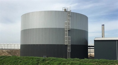 Bovengrondse watertank