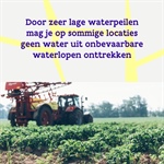 Tijdelijk captatieverbod in 15 onttrekkingszones in Oost-Vlaanderen