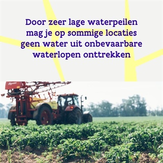 Tijdelijk captatieverbod in 15 onttrekkingszones in Oost-Vlaanderen