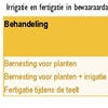 Irrigatie en fertigatie in bewaaraardappelen - PCA 2014